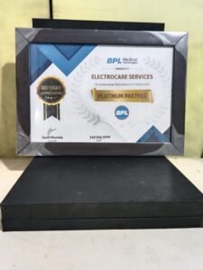 BPL Medical Technologies Awarded to ELECTROCARE SERVICES For Outstanding Performance in FY 2019-2020 PLATINUM PARTNER
